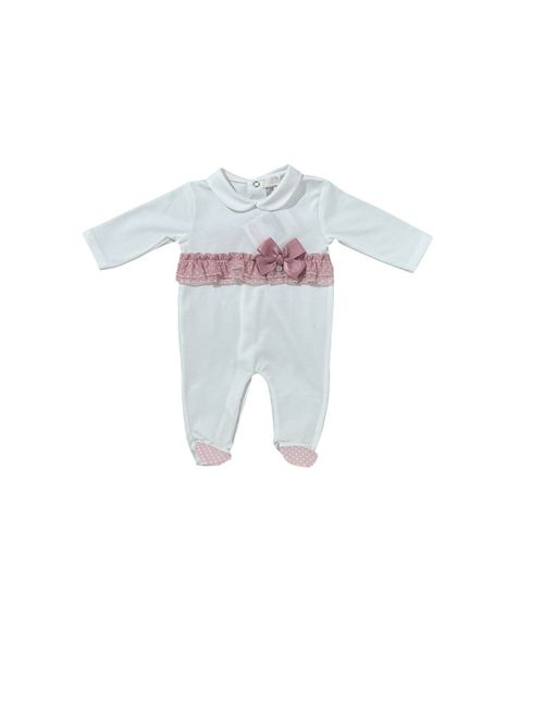 Tutina intera NINNAOH | E25T73BIANCO LILLA